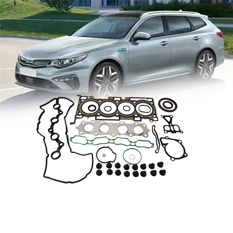 Conjunto de junta de revisão do motor g4kh g4kj 20910-2gk06 para kia sorento optima 2015-2018 kit de vedação da árvore de cames da junta do coletor