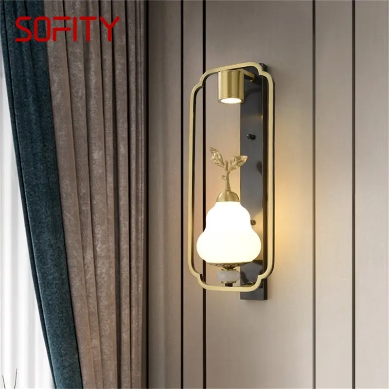 

TEMAR Copper Home Wall Lamps Fixture Indoor Contemporary Luxury Design Sconce Light For Living Room Corridor