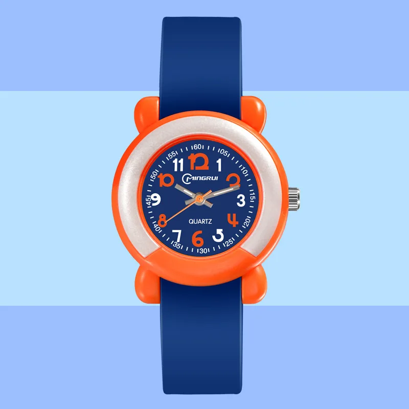 UTHAI CQ10 Fashionable kids watch waterproof hands cute cartoon multi-color electronic watch clock gift Watch for children