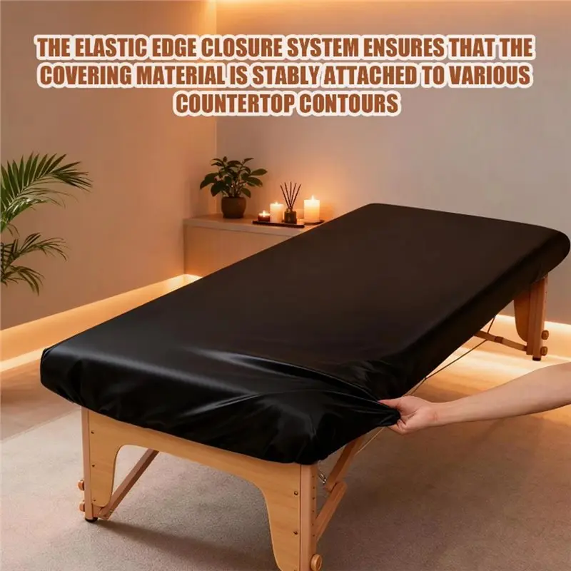 لصالون تجميل غطاء سرير التدليك بولي Leather الجلود المجهزة حصيرة لطاولة التدليك غطاء ورقة المهنية التدريب المنزلي عيادة-LICG #4