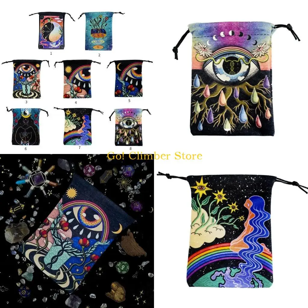 

Q84C Беслубные сумки для бархатных сумок для Dices, мероприятия поставляют держатель карты Таро