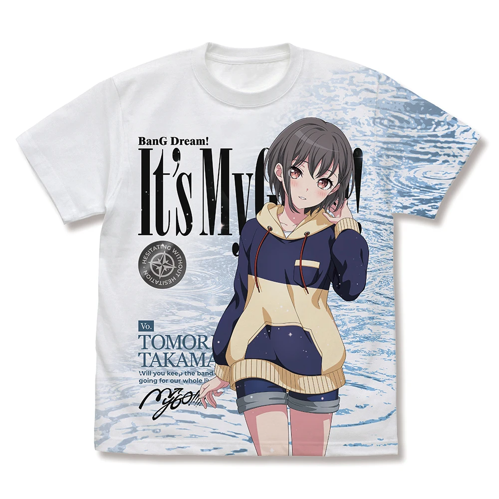BanG Dream MyGO 3D Men's T-Shirts Fashion Cool Daily Anime T Shirt Summer Street Personality Short Sleeve Tops Y2k Fans Clothing