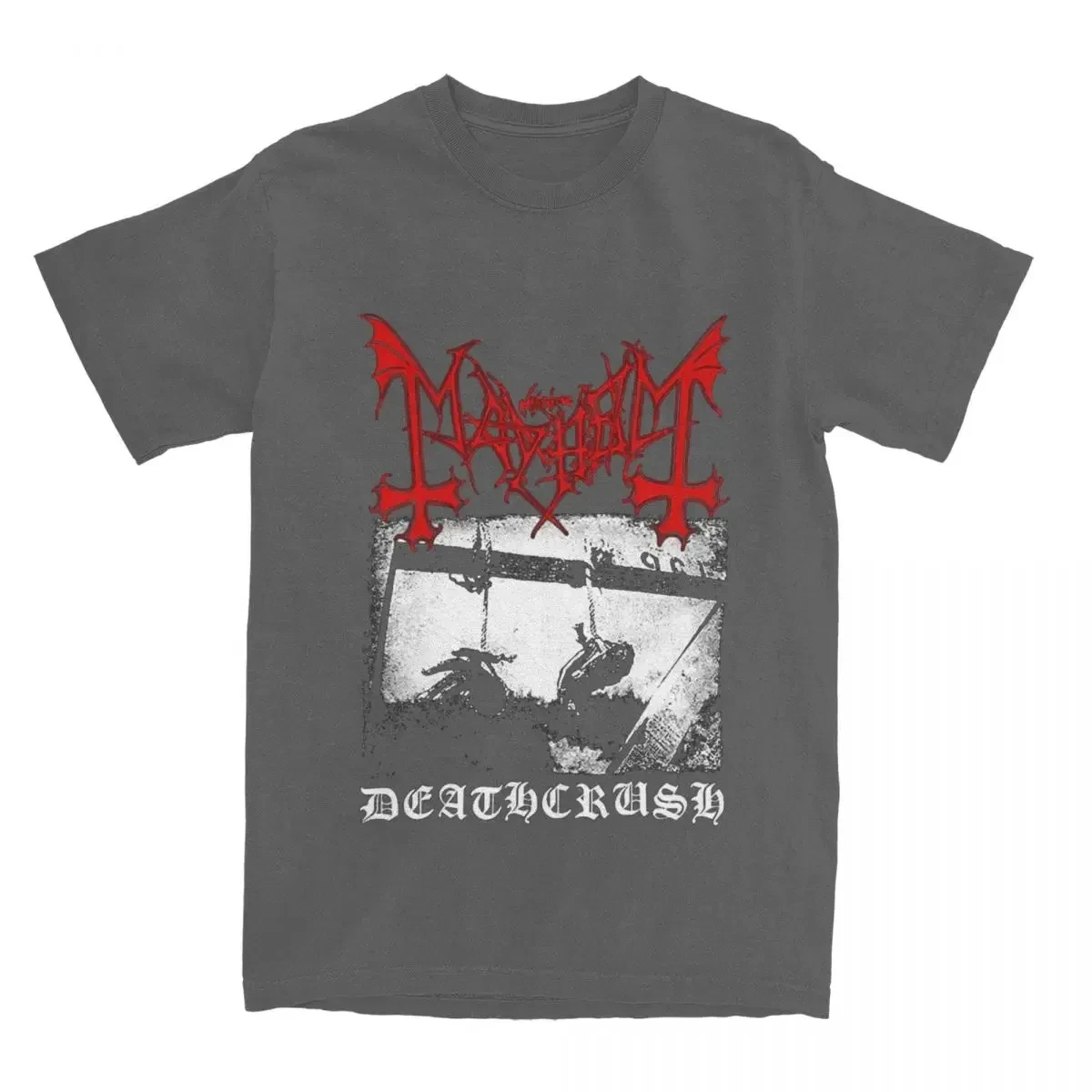 Men Women T Shirt Mayhem Deathcrush Euronymous Dead Varg Short SleeveCotton T Shirts O Neck Large Size T Shirt