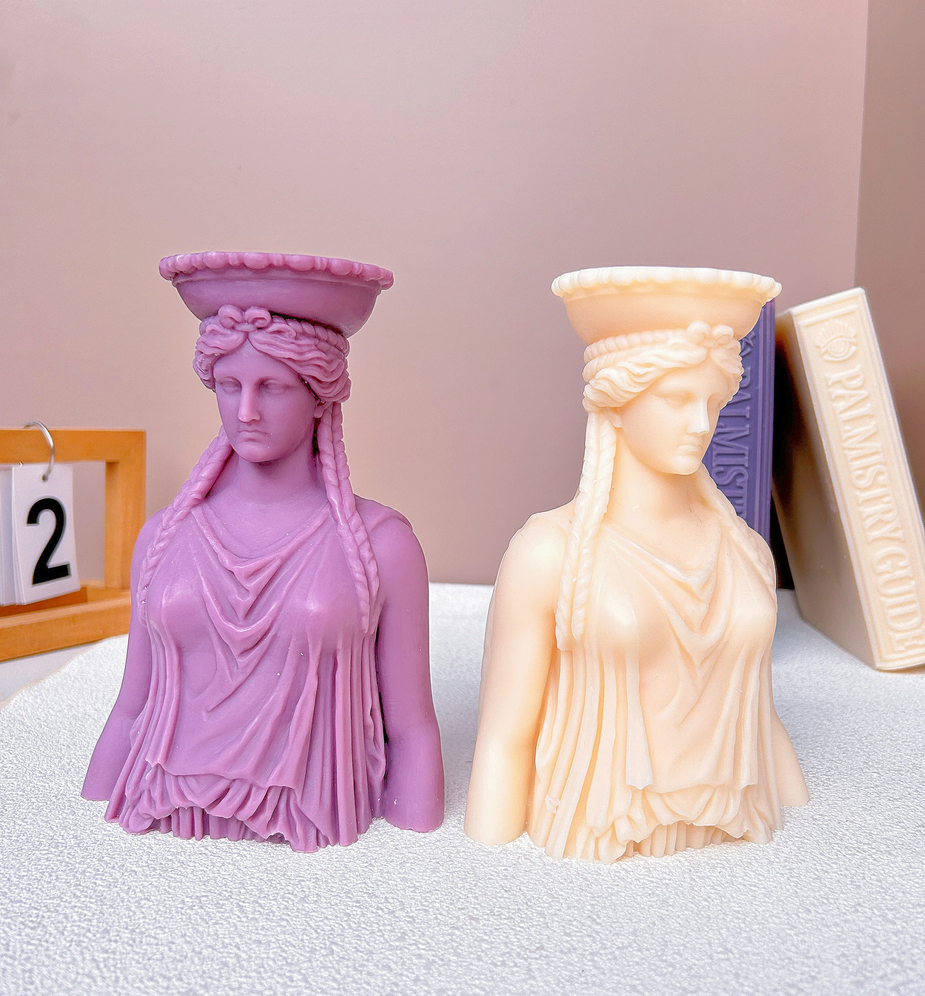 2023 New Greek Goddess Statue Silicone Mold DIY Ancient Greek sculpture Candle Silicone Mold Party Festival Home Decoration Gift