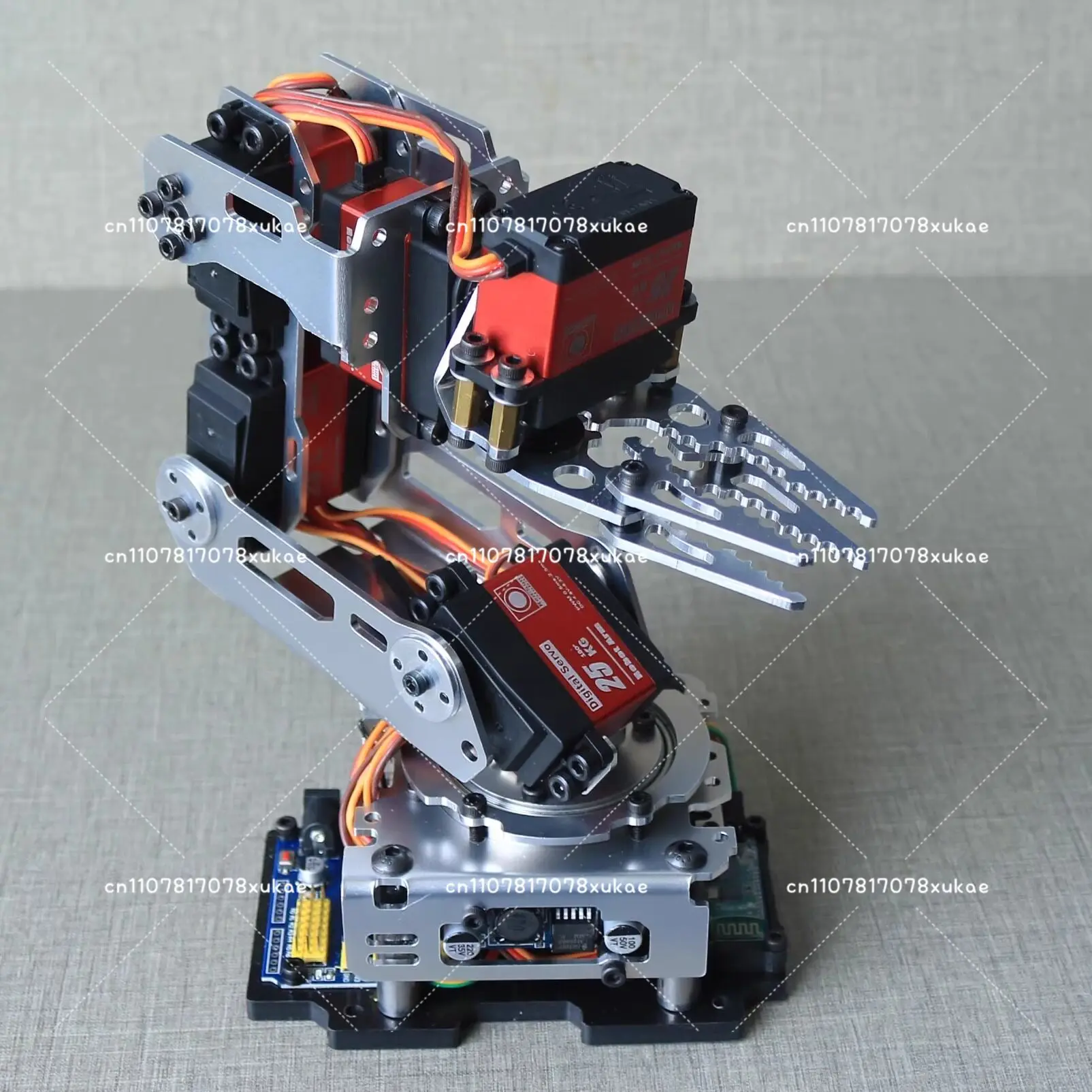 6 Dof Robot Arm Clamp Claw APP RC Control Metal Mechanical Robotics with Digital Servos for Arduino DIY Kit Programmable Robot