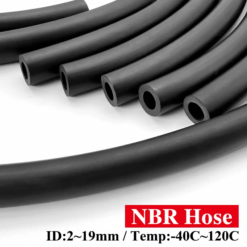 

3 м черный NBR топливный шланг ID 2/3/4/5/6/7/8/9/10 мм термостойкая и маслостойкая гибкая резиновая трубка антивозрастная износостойкая прочная труба