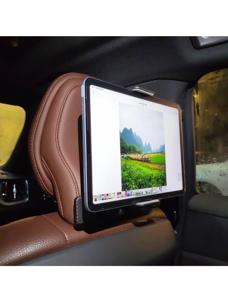 Telefoonhouder Tablet Rack Voor Volvo S60 XC60 V60 S90 XC90 V90 Voor Panamera Smart # 3 Auto-achterbankbeugels voor iPad-steunhaak - afbeelding 2