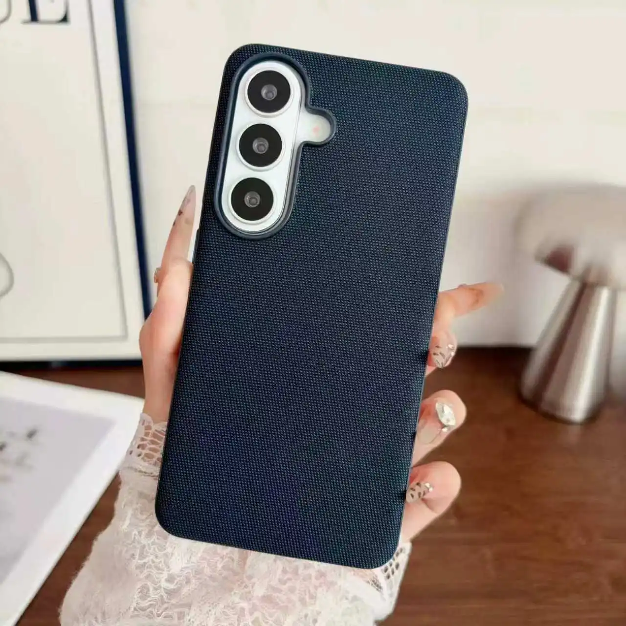 Tech Woven Technology Fabric for Magsafe Magnetic Phone Case for Samsung S26 S24 S25 Plus S23 S22 Ultra Wireless Charge Cover view 3