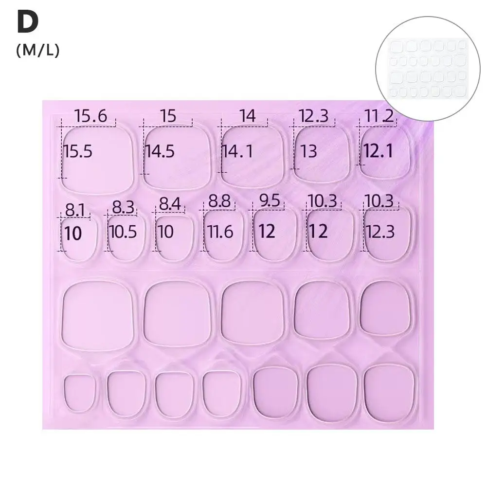 Colle à ongles semi-durci pour manucure, faux autocollants transparents, ruban adhésif, accessoire double face, bricolage, MSI, L9I1