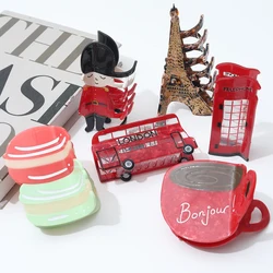 1 personalized London iconic British soldier/bus/London telephone booth/macaron  hair clip, personalized women's hair clip