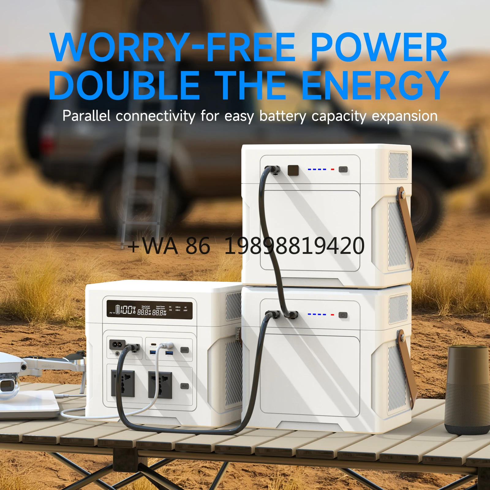

1000W 902.4Wh Large Capacity Custom Solar Generator Power Generator Solar Portable Power Station Portable Power Station