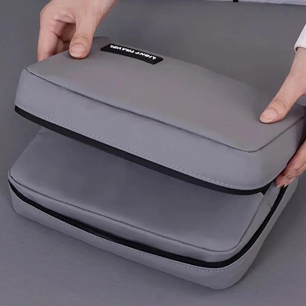 

Складная дорожная косметичка с крючком для подвешивания, многослойные подвесные органайзеры для косметики, большая вместимость, множество карманов