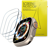 Tempered Glass for Apple Watch Ultra 3/2 49mm Screen Protector Anti-Scratch for iwatch Ultra Smartwatch H26 Pro+ HK11 Ultra