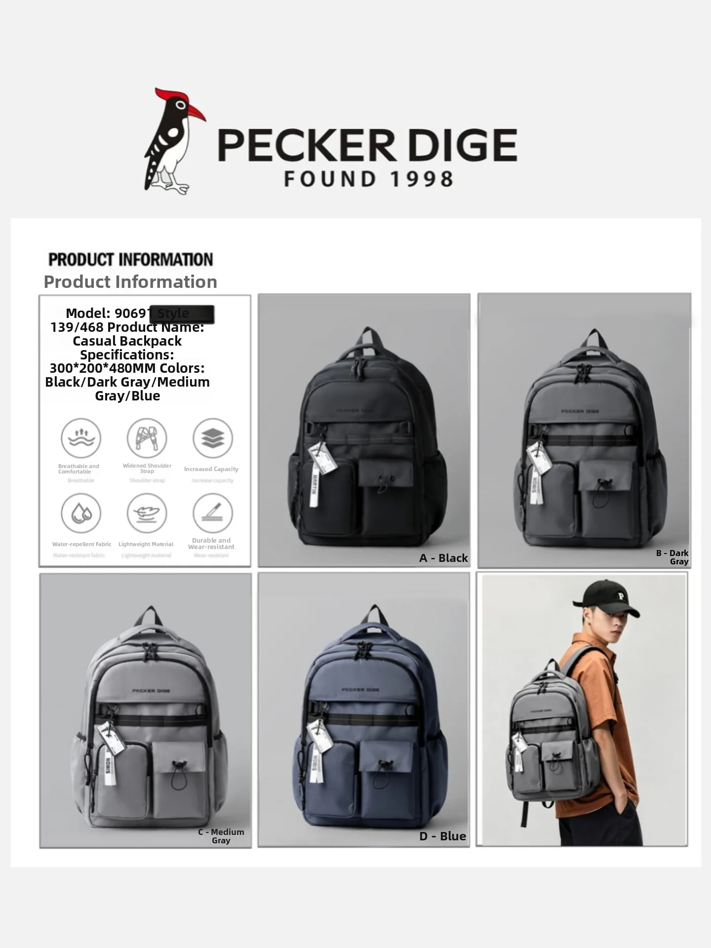 2026-new-dual-shoulder-bag-for-travel-and-business-casual-nylon-fabric-large-size-can-accommodate-16-inch-computer-pure-color