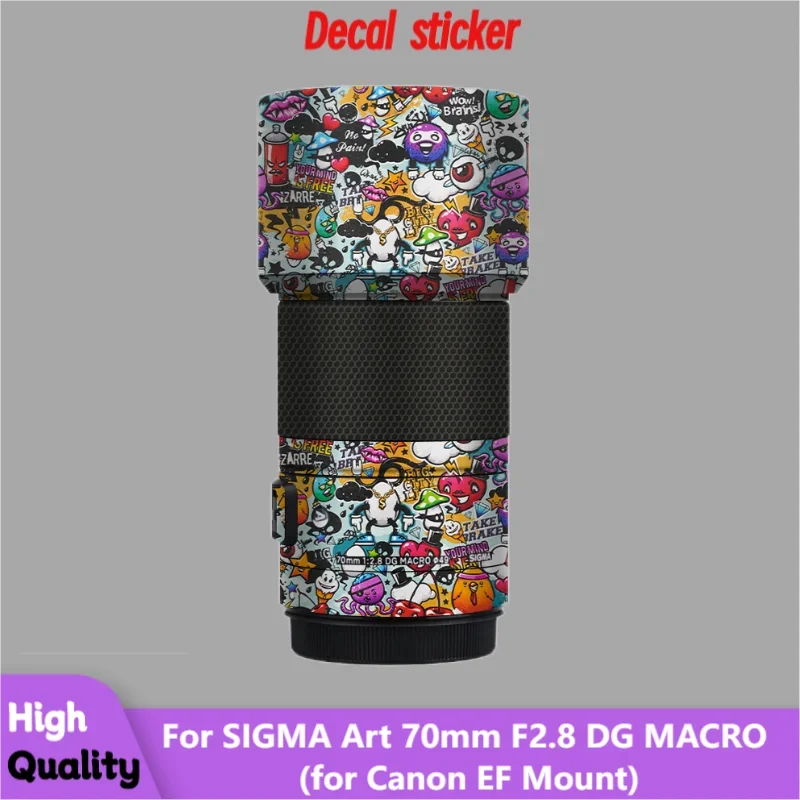 

For SIGMA Art 70mm F2.8 DG MACRO for Canon EF Mount Lens Sticker Protective Decal Vinyl Wrap Film Anti-Scratch Protector Skin