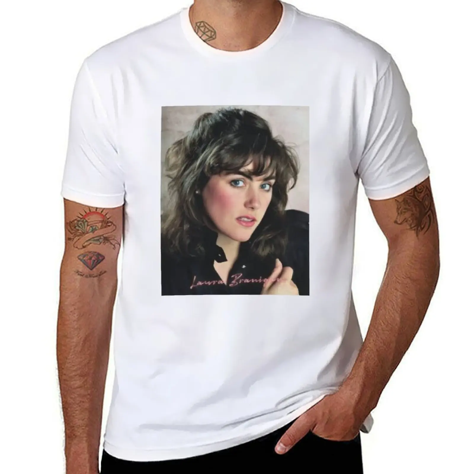 

Celebrating 25 years of gloria laura branigan T-Shirt cotton t shirts high quality t shirt man cotton T-Shirt