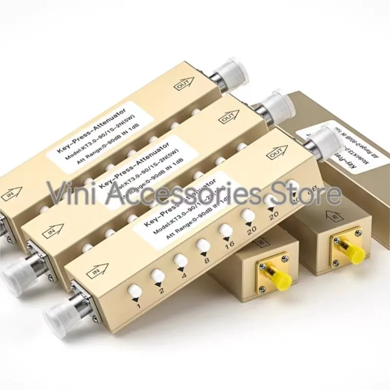 SMA/N Type 0-90db RF Adjustable Signal Attenuator Digital Step RF Attenuator Key Adjustable Attenuator