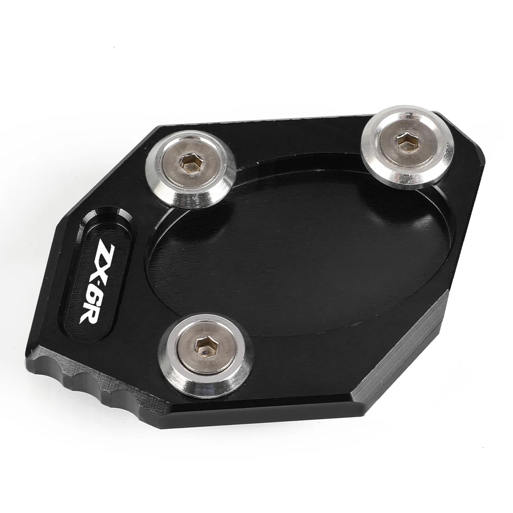 

2023 z-1000 ZX Motorcycle Kickstand Foot Pad Side Stand Enlarge Sled Sidestand For Kawasaki ZX6R Z1000 Z1000R Z1000SX 2009-2024