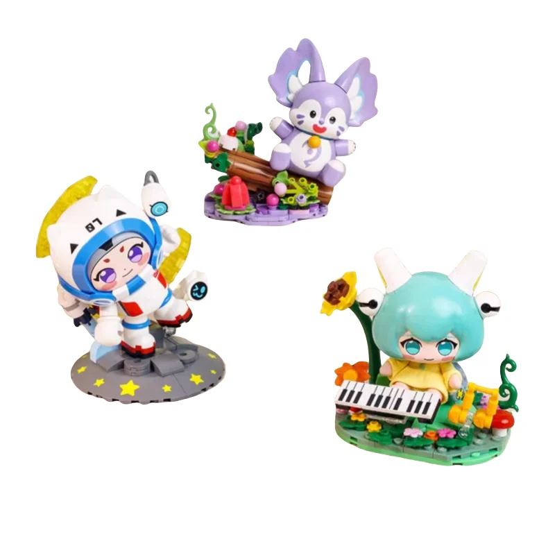 Keeppley Wonderful Building Blocks Genuine Accessories Cai Wenji Assembly Model Gift Birthday Gift Assembly Building Blocks Toy