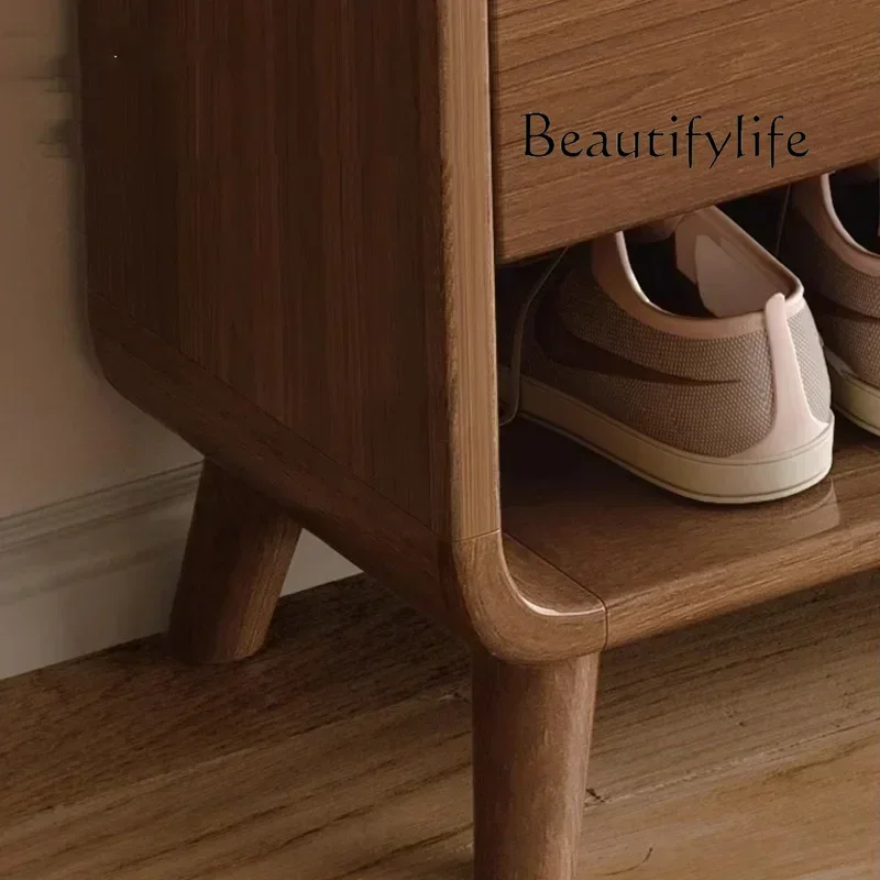 P رف فاخر داخلي عرض الأحذية الفضاء توفير الأدراج الرف رف الأحذية الشمال خزانة Meuble Chaussures أثاث المنزل