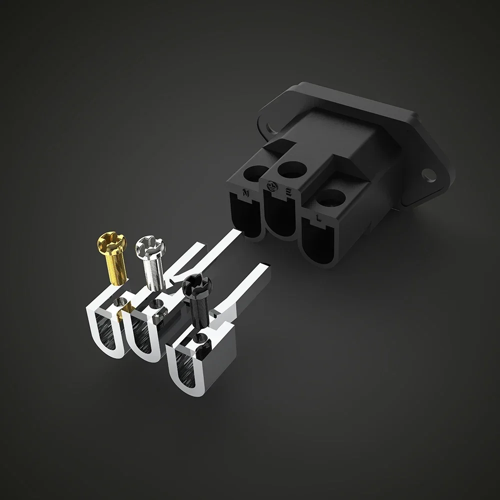 비보르크 고품질 VI-06BR 오디오 등급 순수 적동 IEC AC 인렛 IEC 소켓 플러그 잭