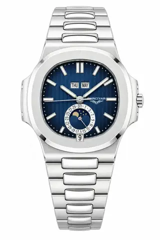 Daily Sport Watches 40mm 904L Stainless Steel Automatic Mechanical Mens Watch Rose Gold Black Blue Dial Resistant Male Timing