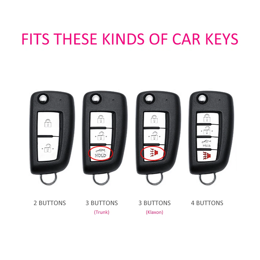 لنيسان قاشقاي J11 ركلات X-Trail T32 Juke Rogue الرياضة المعادن الجلود الوجه مفتاح السيارة فوب غطاء سلسلة المفاتيح الملحقات