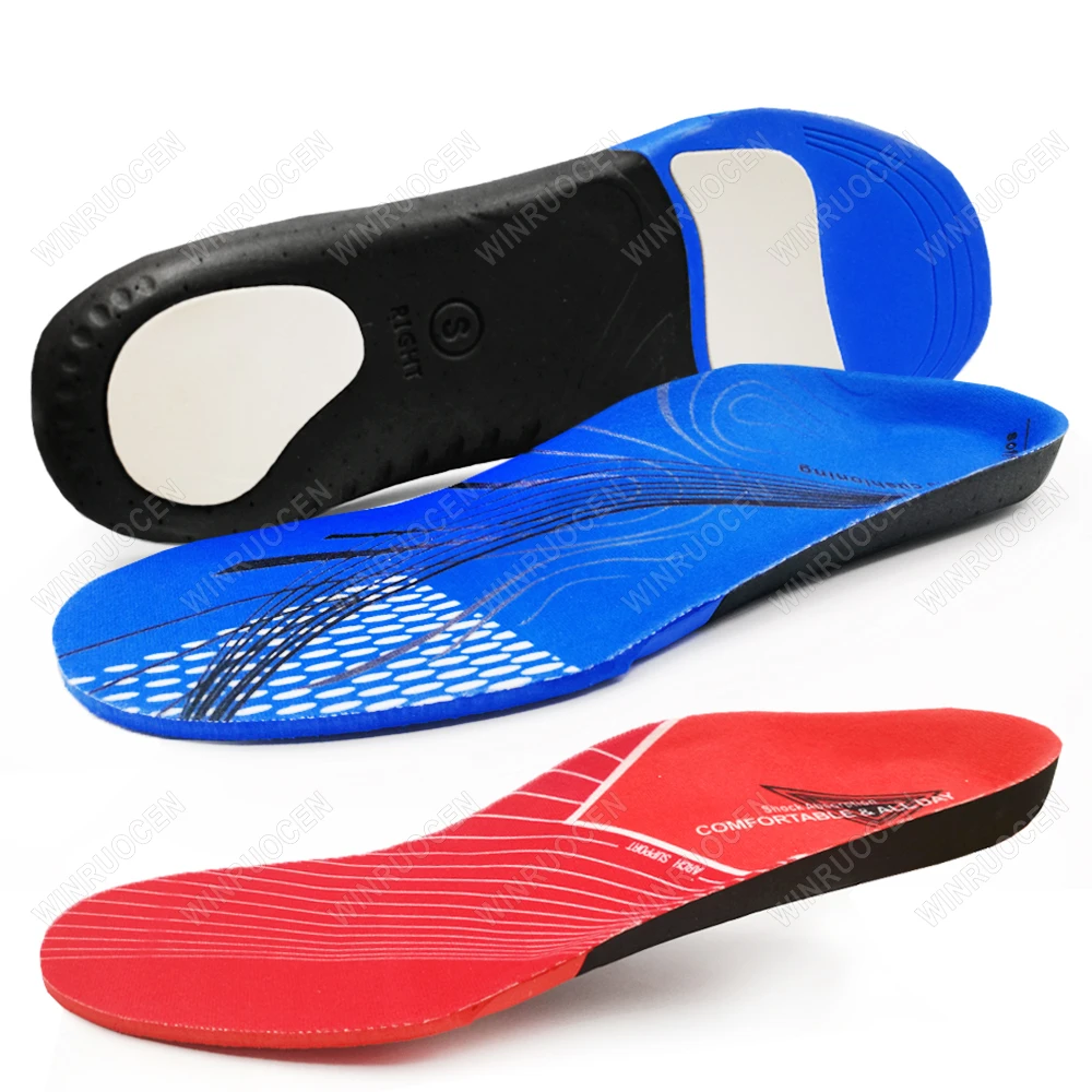 أقدام مسطحة نعال تقويم العظام قوس دعم بولي/EVA امتصاص الصدمات تنفس التهاب اللفافة الأخمصية كعب لتخفيف الآلام الرجال النساء الرياضة استخدام