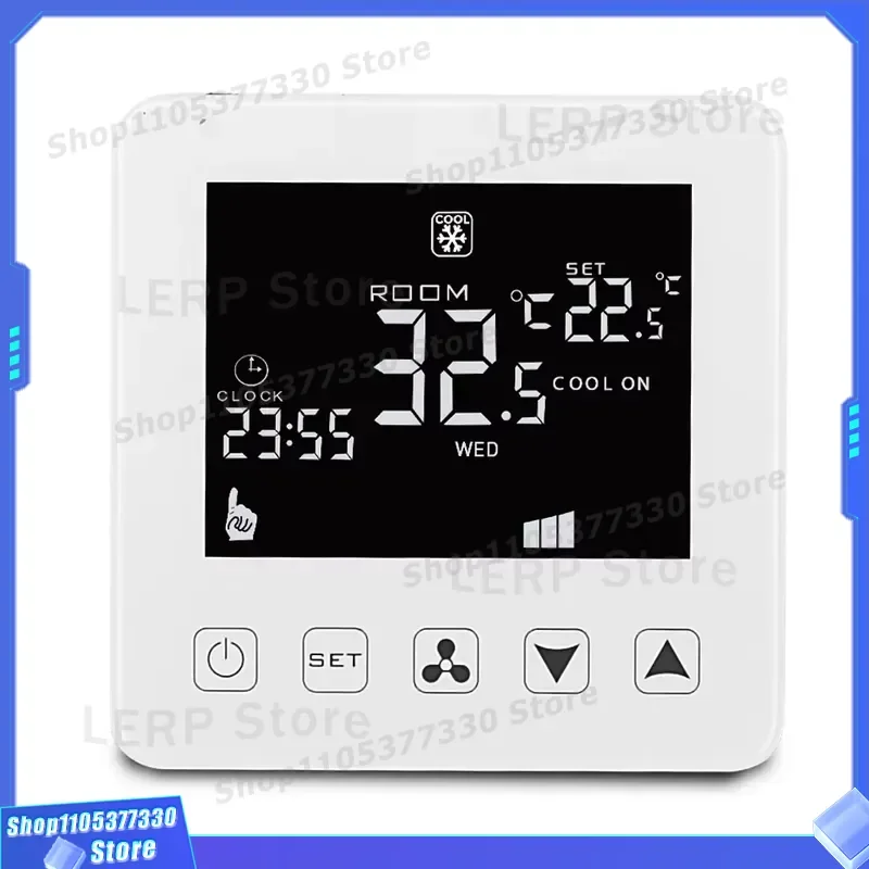 Smart WiFi FCU Temperature Controller Digital Thermostat for Indoor Use 220V 110V 24V Intelligent Climate Control System