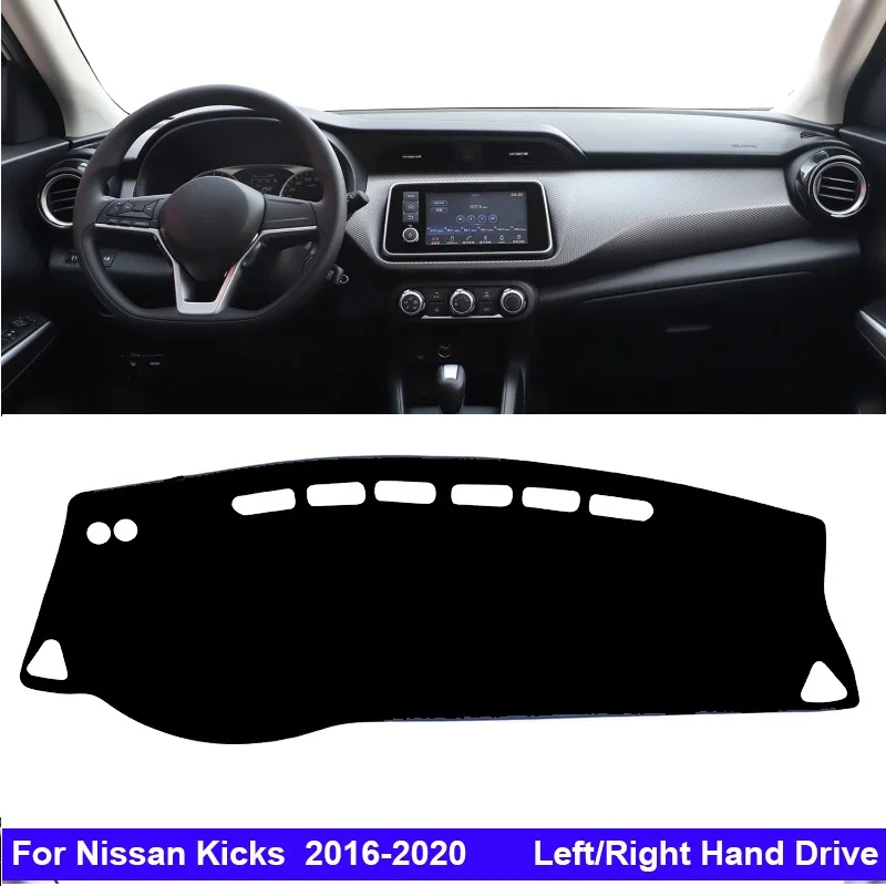 

For Nissan Kicks 2016 2017 2018 2019 2020 Car Inner Dashboard Cover Auto Dash Mat Carpet Cape Sun shade Dashmat Anti-dirty