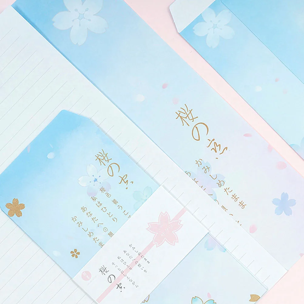 

Cherry Blossom Paper Pattern Japanese Style Note Paper Letter Stationery Smooth Traditional Expression