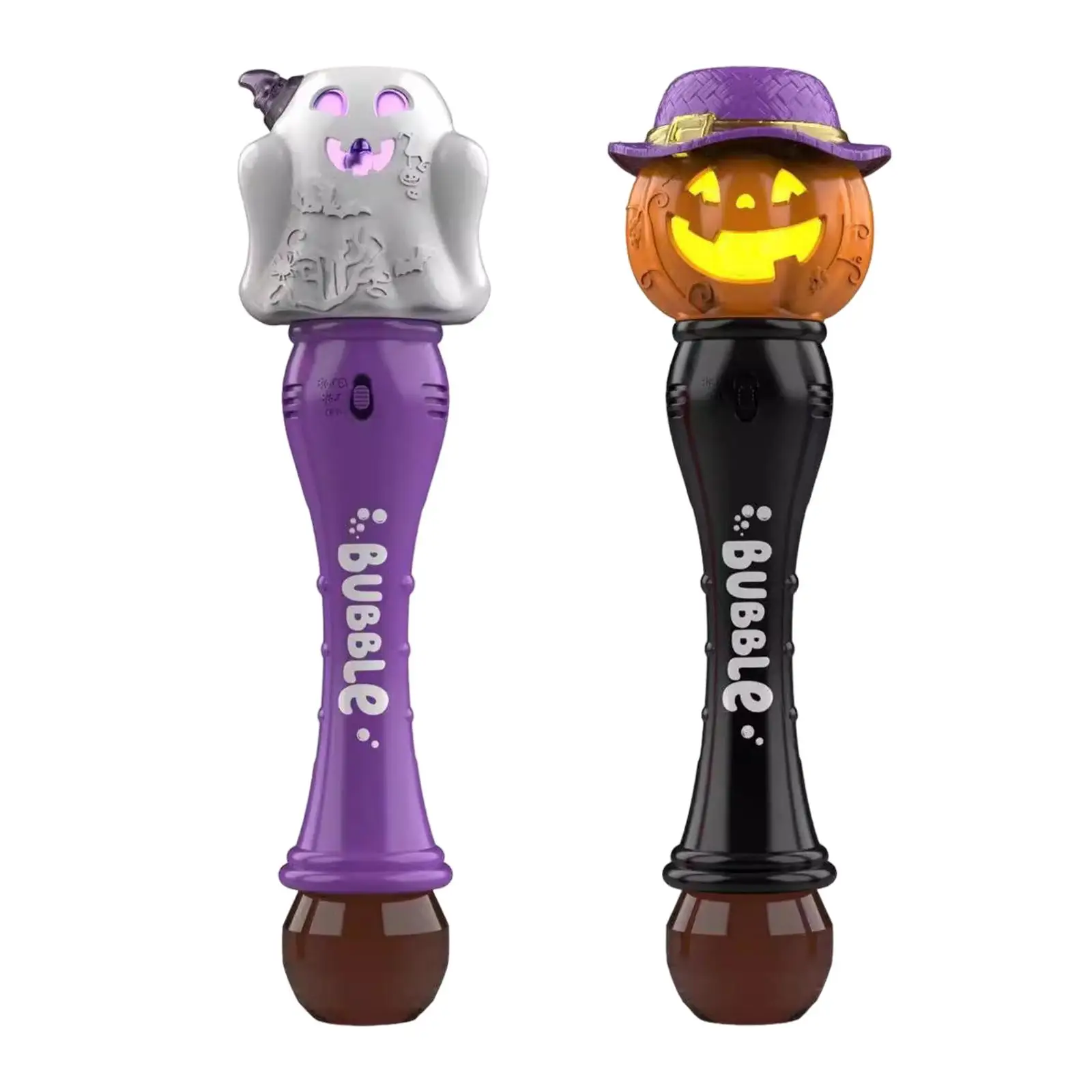 Macchina per bolle automatica luminosa con effetto sonoro Bacchetta per soffiatore di bolle di Halloween per bambini Bomboniere regalo per bambini piccoli