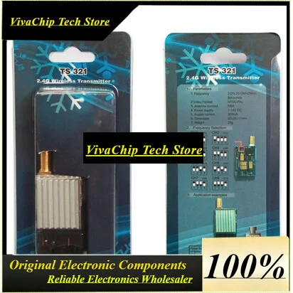 VivaFPV Video Transmitter 2.4G 500mW 8CH Wireless Audio For Drone RC Model TS321
