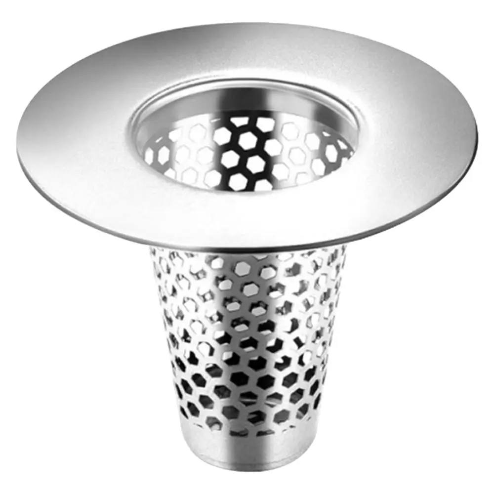 الفولاذ المقاوم للصدأ استنزاف تصفية صافي مصفاة معدنية شبكة غطاء الأرضية شاشة الشعر الحمام المطبخ المجاري دش الماسك الشعر #5