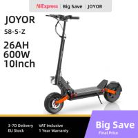 Joyor S8-S-Z Electric Scooter with Turn Signal 600W*2 Motor 48V 26Ah Battery 10-inch Tire 55km/h Max Speed Dual Hydraulic Brakes