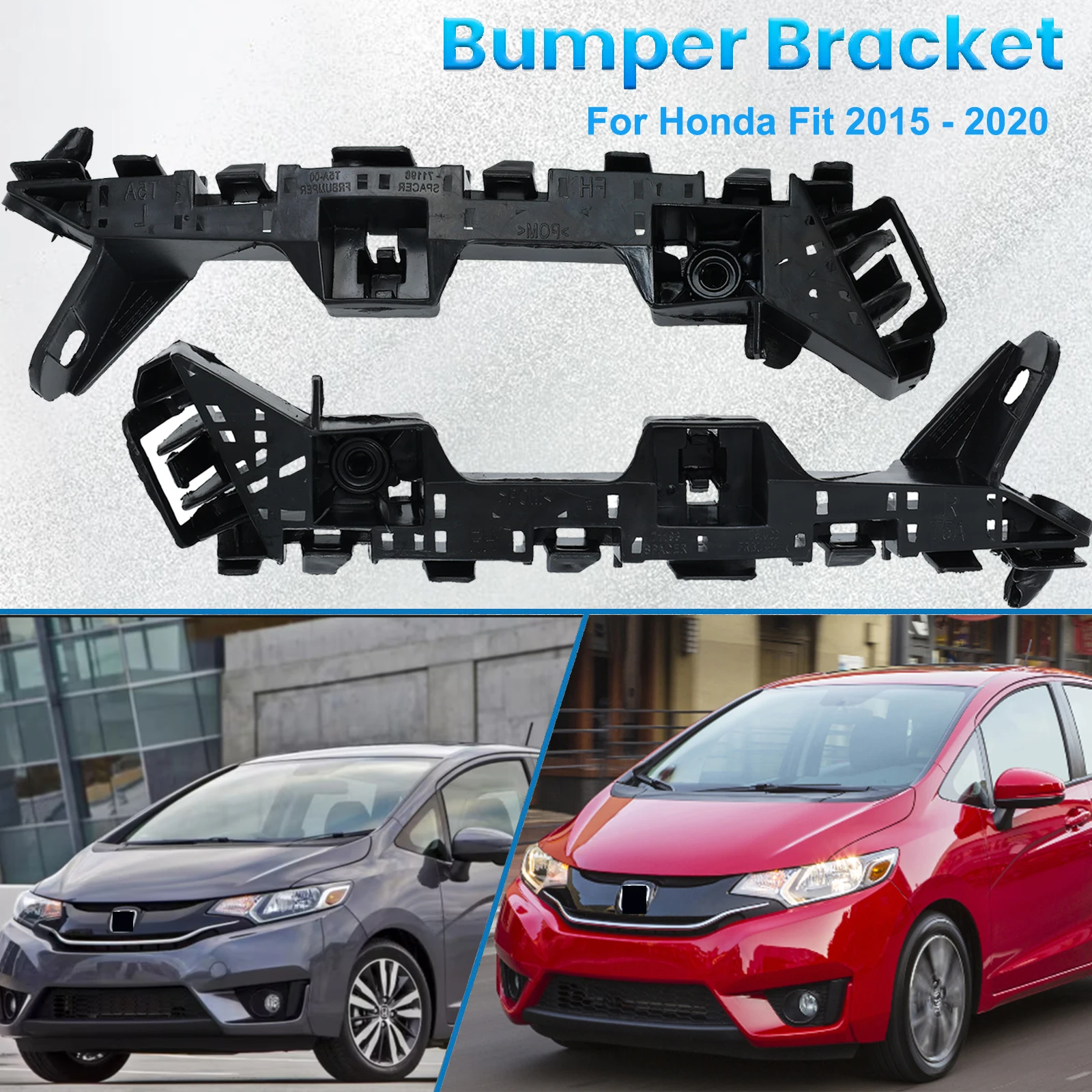 المصد الأمامي التجنيب قوس اليسار اليمين زوج شعاع دعامة لجهاز التثبيت لهوندا صالح/الجاز 2015 2016 2017 2018 2019 2020 71198-T5A-000 #6