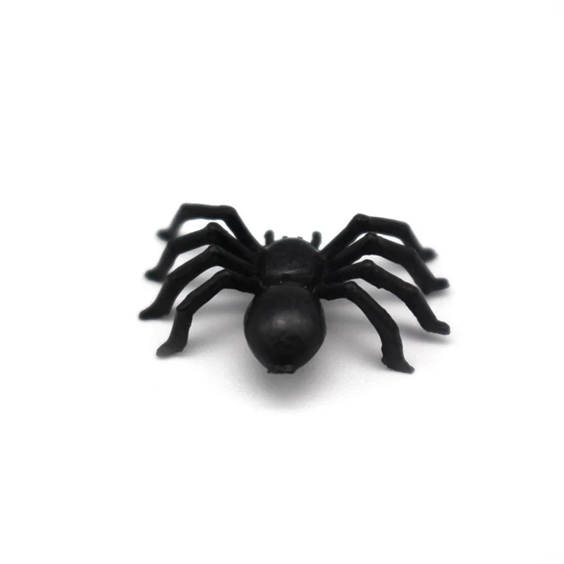 ABUM-200X plástico preto aranha truque halloween casa assombrada prop decoração