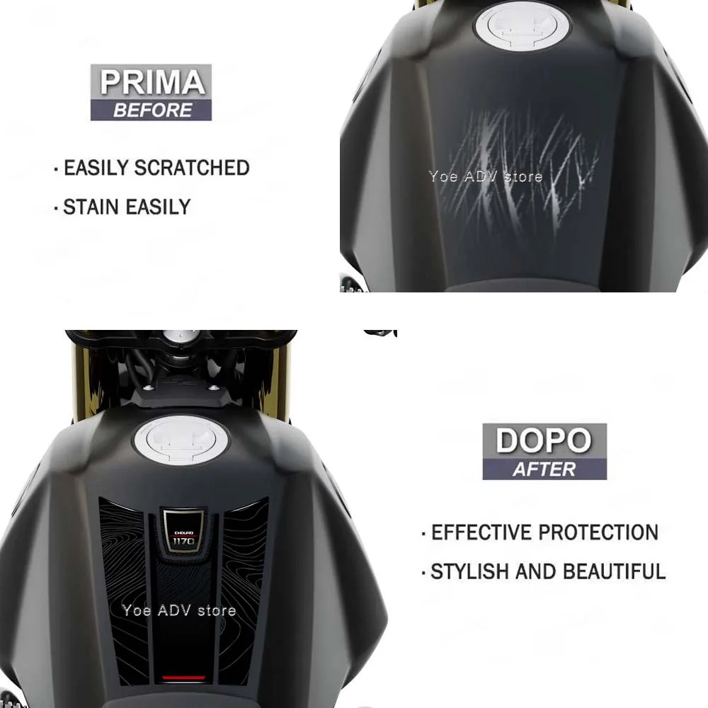 ل R 12 G/S R12GS R 12 GS 2025 طبعة محدودة دراجة نارية ثلاثية الأبعاد الراتنج ملصق عدة خزان الوقود وسادة واقية جديد ديكور مائي