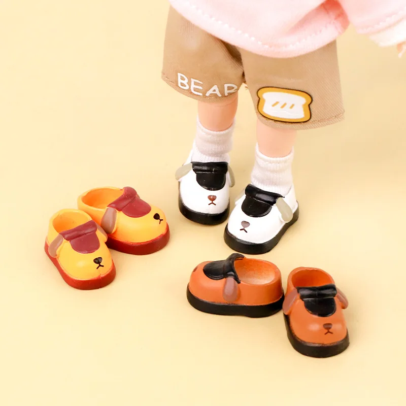 Ob11 Dolls Slippers Pvc Shoes Cartoon Cute Sports Shoes with Magnet for Molly, Obitsu11,Gsc, Ufdolls,1/12BJD Doll Accessories