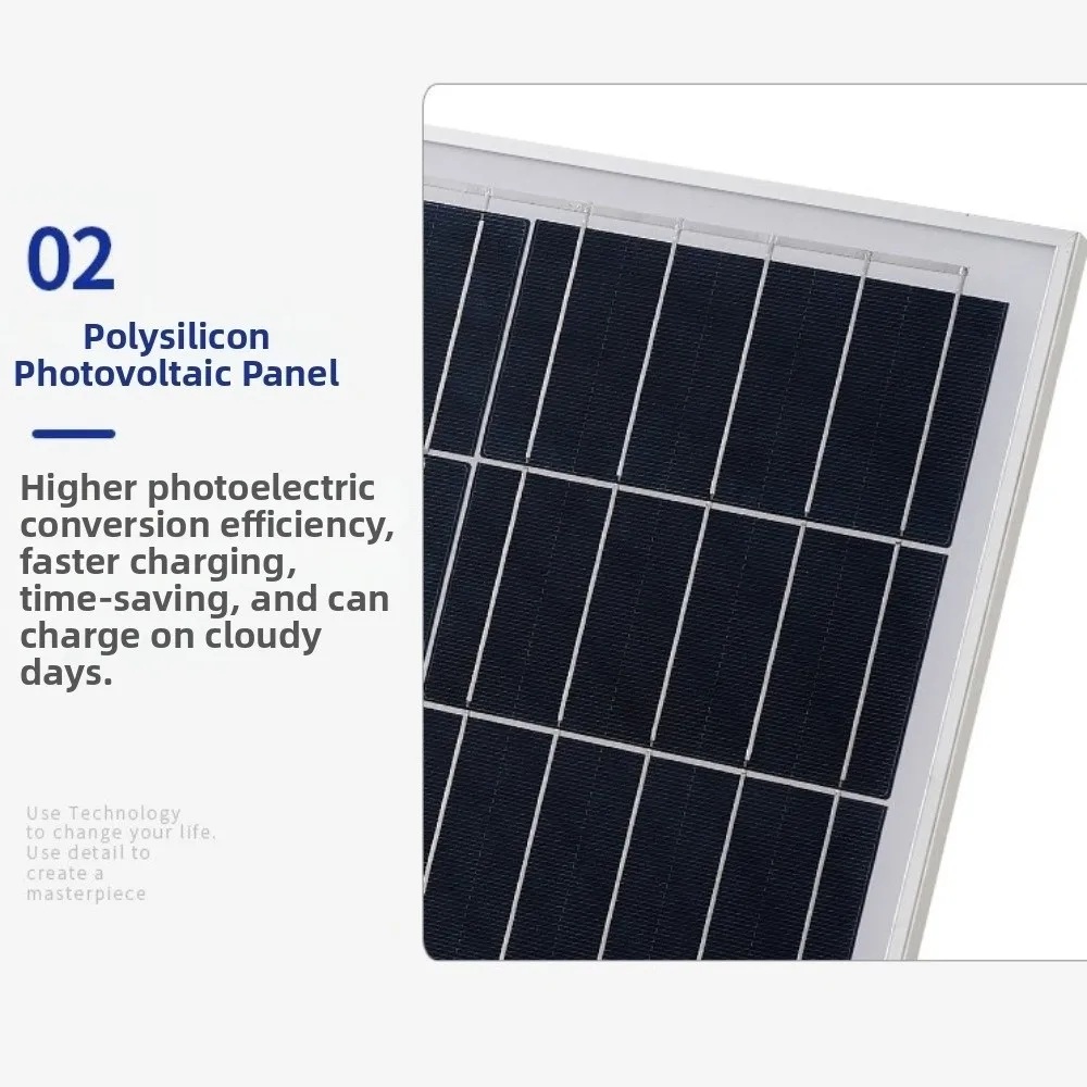Large Battery Solar Flood Lights High Brightness Durable Solar Street Light Waterproof 5000/10000mah Outdoor Flood Light