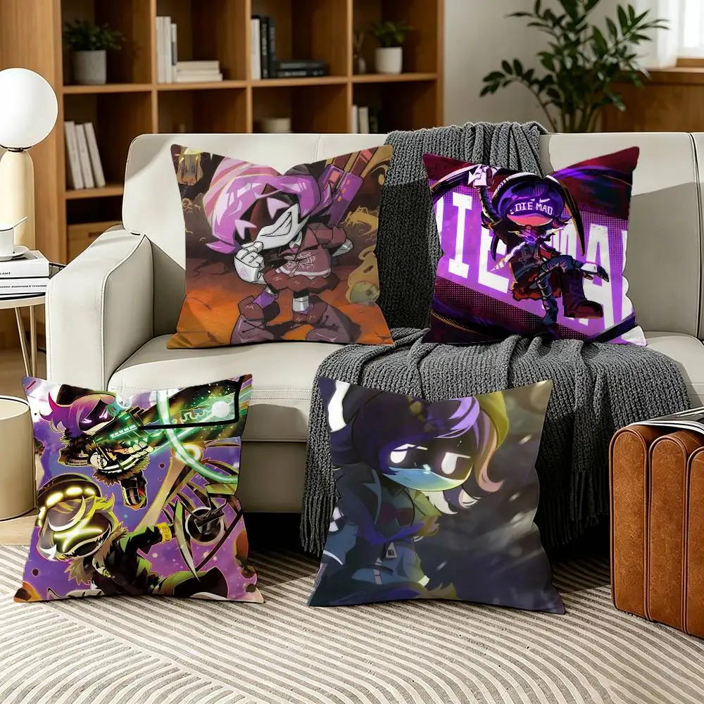 M-Murder Drones UZI Pillow Case for Sofa Living Room Home office Decor Protective Cover