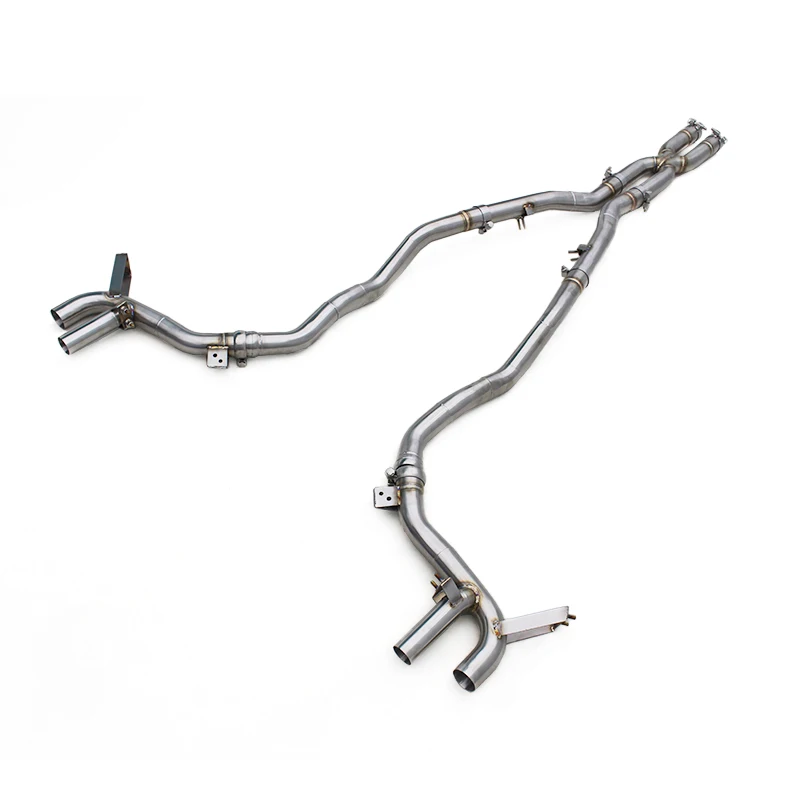 OEM Stainless Steel Exhaust Pipes For Ferrari GTC4 Lusso/Lusso T 2016+ Catback Muffler X Mid Pipes