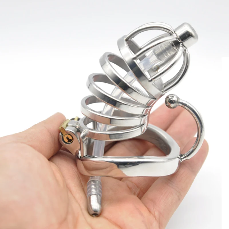 Chaste Bird Stainless Steel Male Chastity Large Cage with Base Arc Ring Devices C276