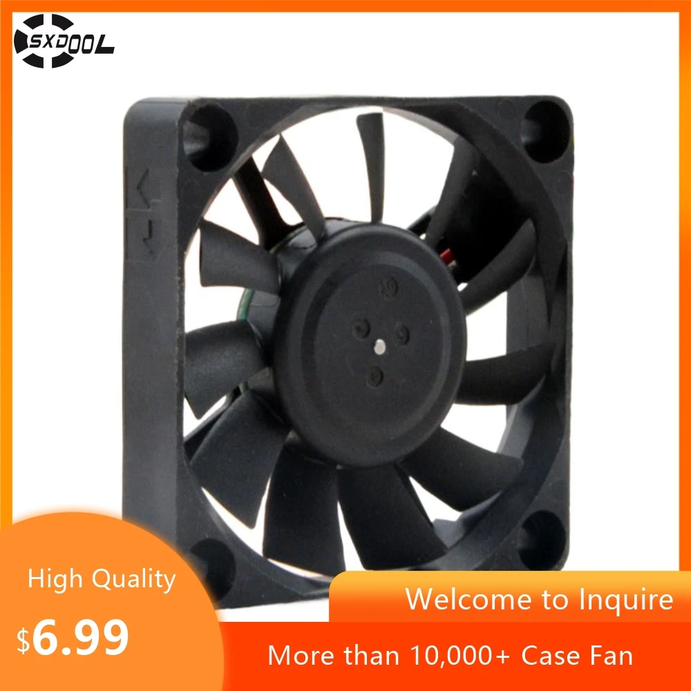 

50mm 12V Cooling Fan D05X-12TL, 0.06A, 3-Wire, Ultra-Quiet, Low Noise for Electronics and Small Devices