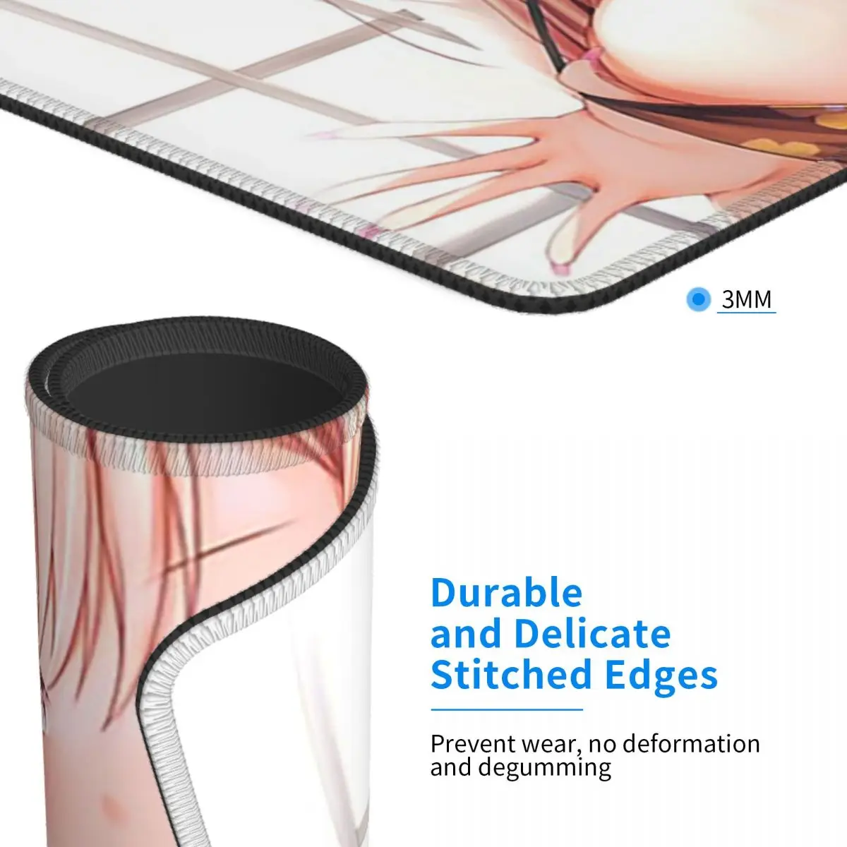 Tette modello cartone animato tappetino per mouse tastiera per computer tappetino per mouse PC da gioco tappetino per scrivania portatile accessori per ufficio tappetini da tavolo