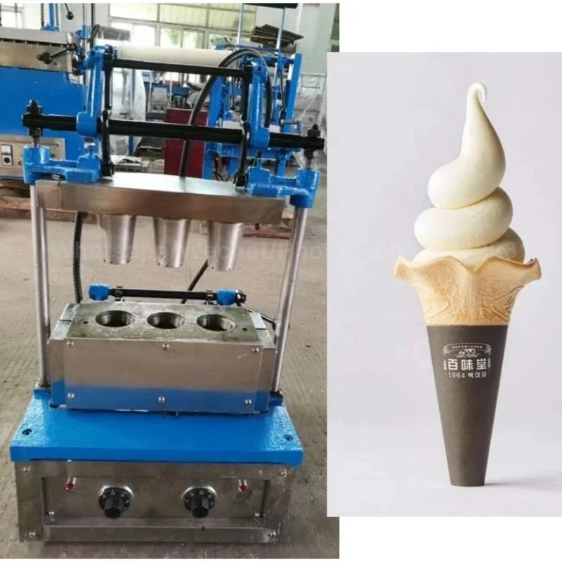 Waffle Ice Cream Cone Maker Mini Making Machine Price