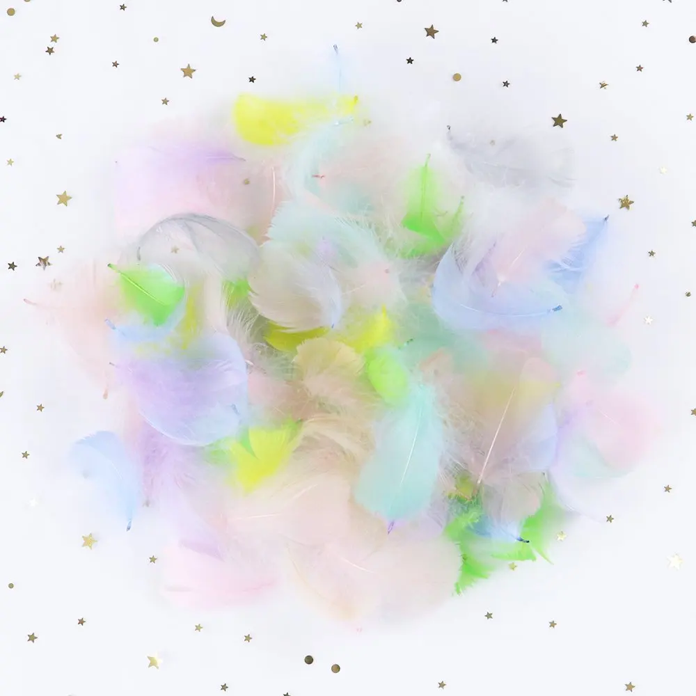 5-8cm Natural Colorful Feathers 50-200PCS for Wedding Party Decorations Dream Catcher Costume Jewelry DIY Craft Supplies