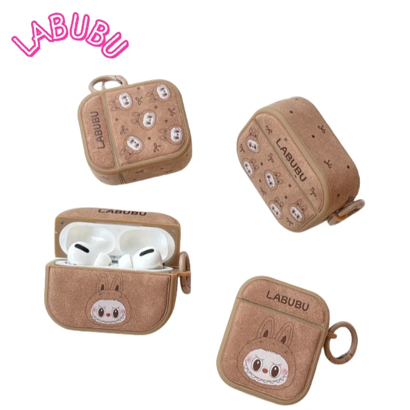 เคสหูฟัง Labubu ใหม่เหมาะสําหรับเคสป้องกันการ์ตูน Apple Airpods 4 Airpods1/2 ฝาครอบหูฟังรุ่นที่ 2 Pro2