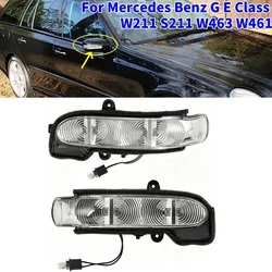Car Left Right Side Mirror LED Light Turn Signal Lamp Indicator for Mercedes-Benz G E Class W211 S211 W463 W461