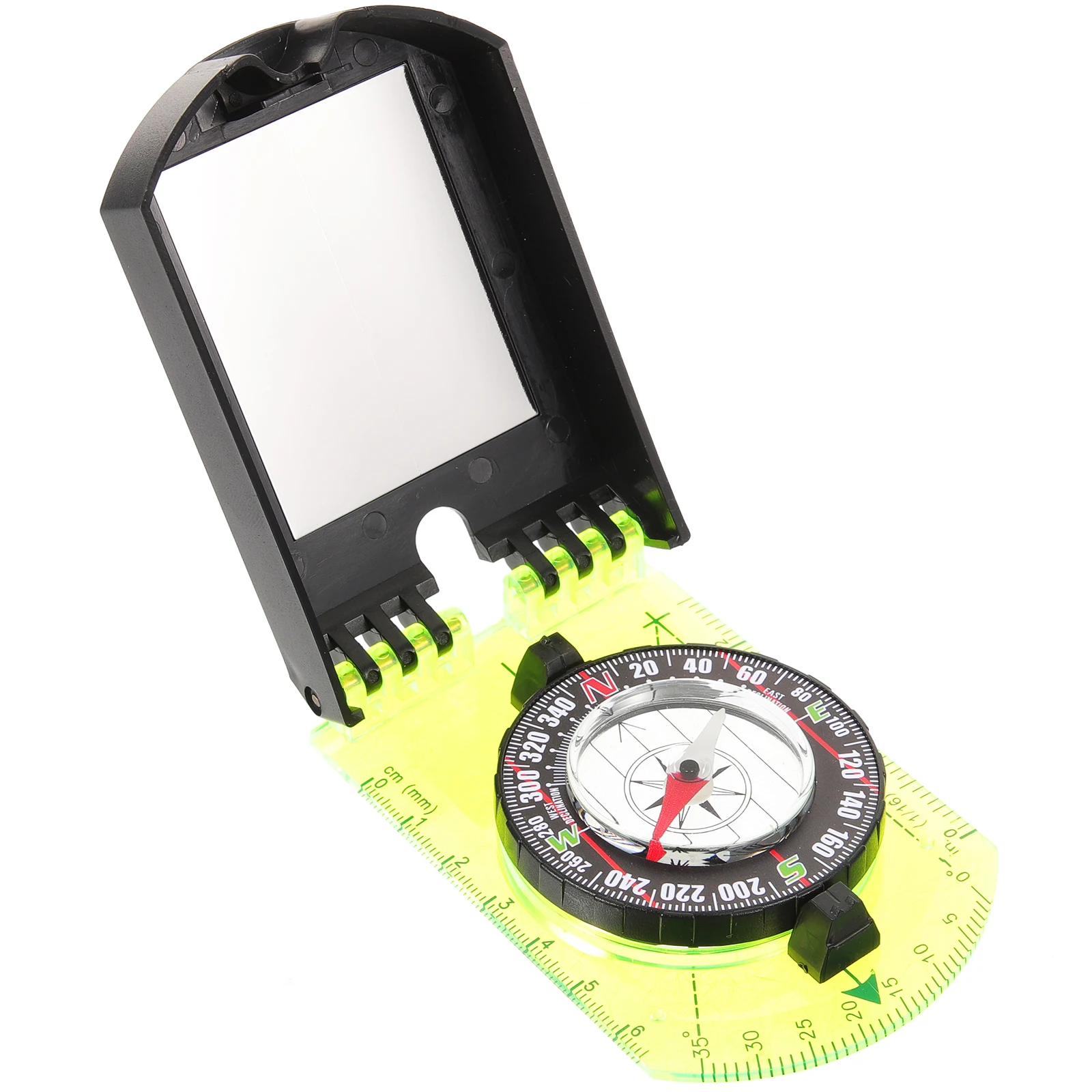 

Vintage Transparent Cover Compass for Outdoor Navigation Hiking Camping Travel Survival Lightweight Portable Gift Small Map